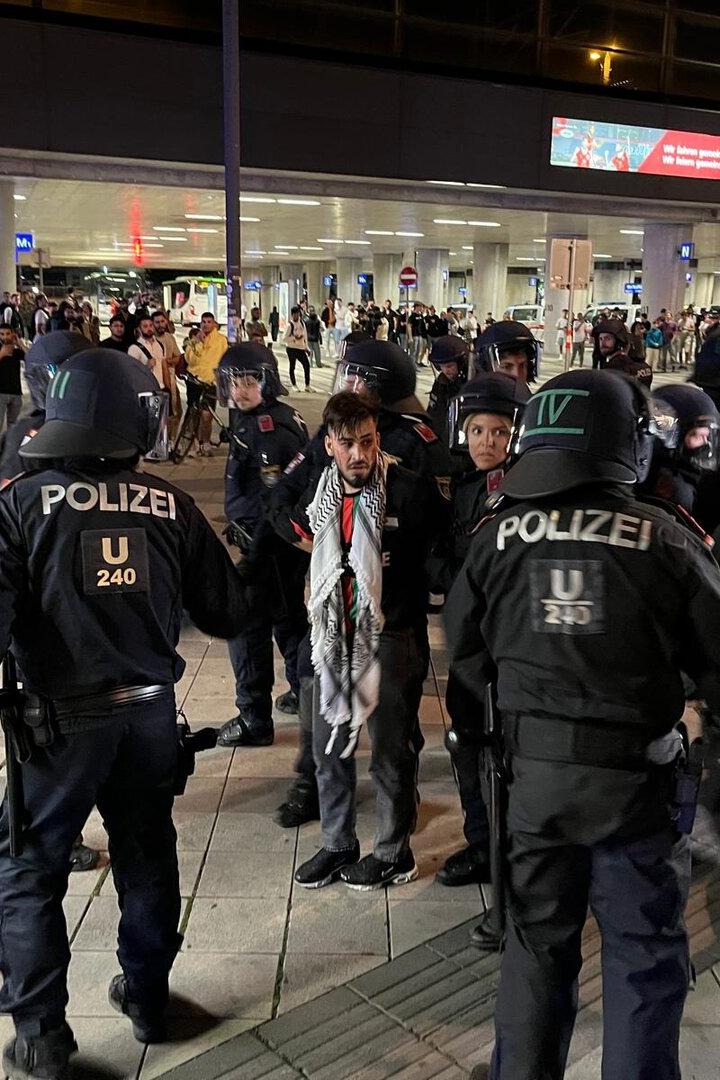 Reumannplatz, Polizei, Wien, Hauptbahnhof, Türkei, Österreich, EM, Public Viewing