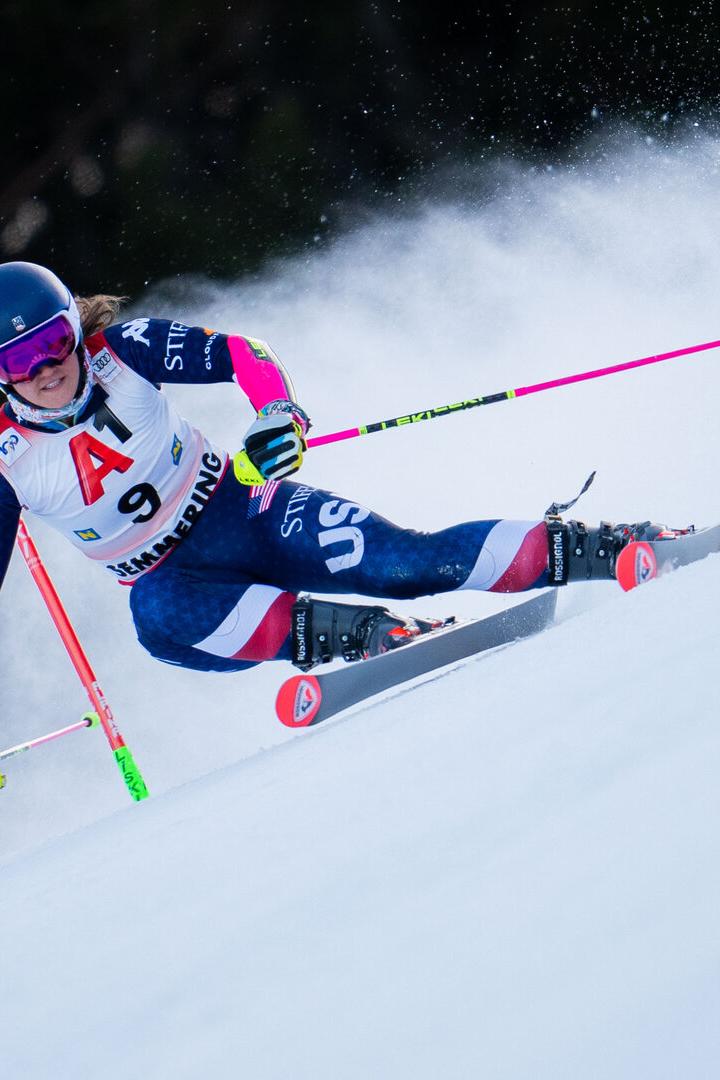 SKI-WELTCUP AM SEMMERING - RTL DER FRAUEN: MOLTZAN (USA)