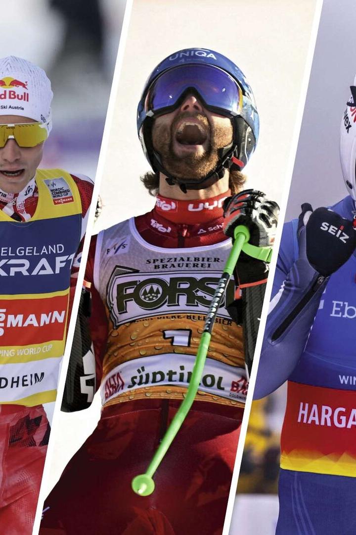 Siegergesichter der Saison 2025/'26: 