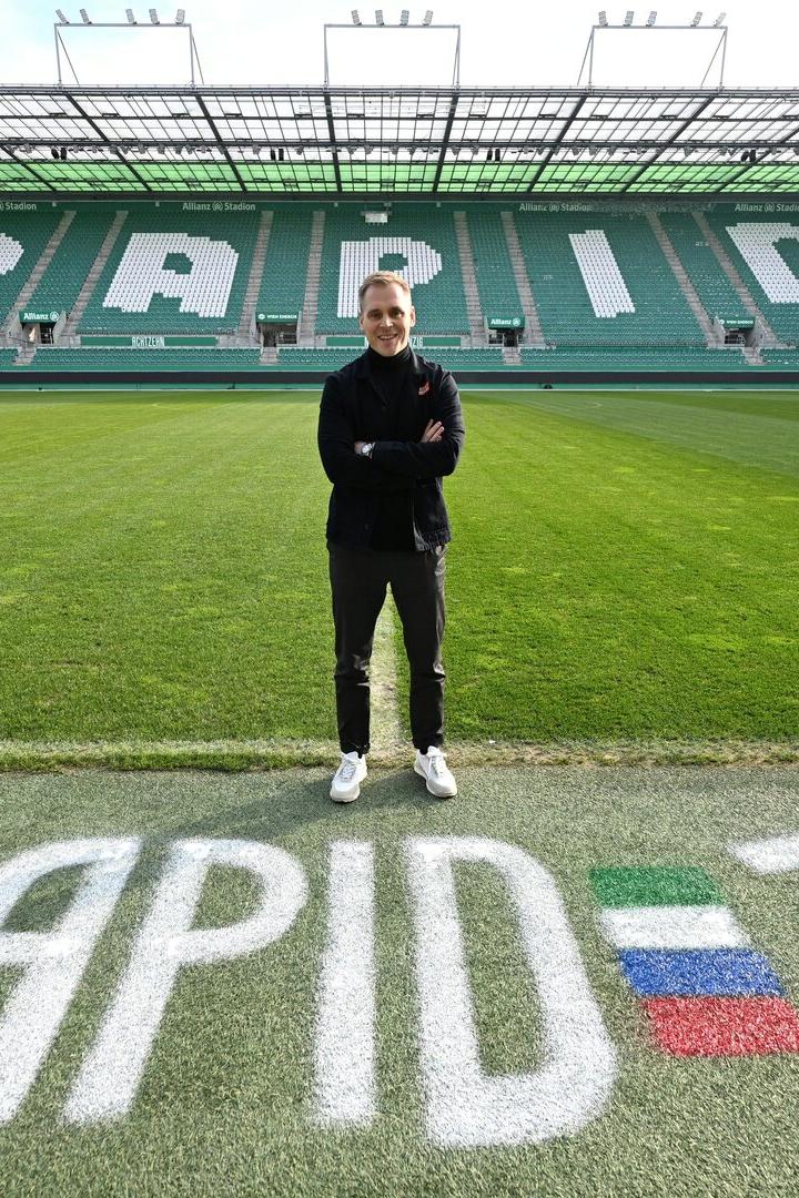 Hoff Thorup als Rapid-Trainer 