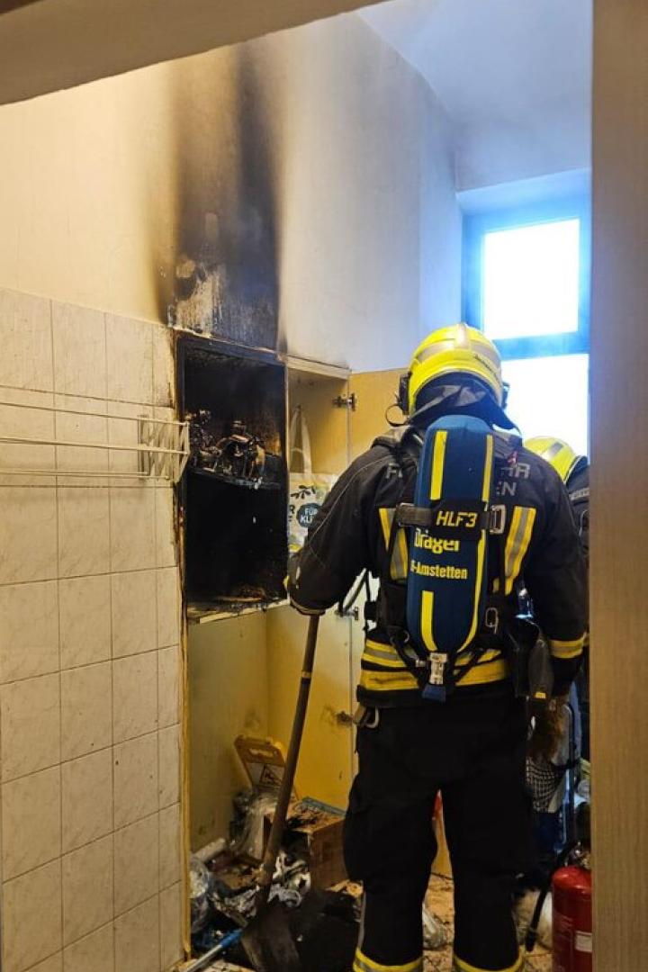 Atemschutztrupp hatte Feuer in Griff