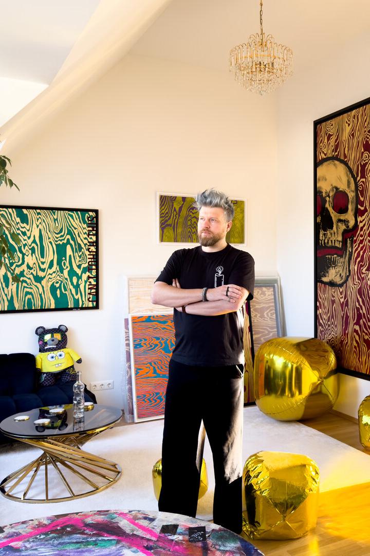 Camillo Stepanek in seinem Atelier.