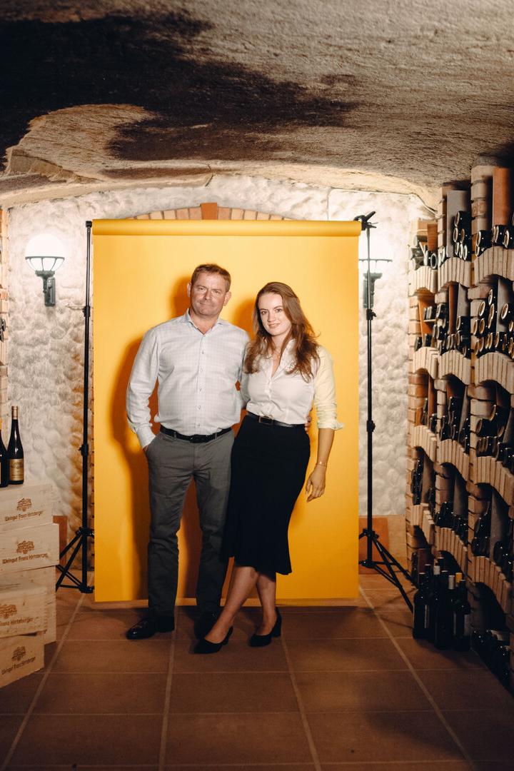 Gastronom Peter Pazalt mit Anna-Rosa Pazalt 