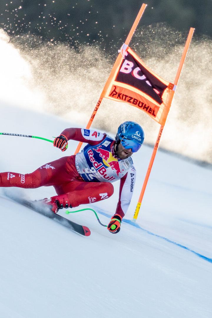 SKI WELTCUP IN KITZBÜHEL: 2. ABFAHRTSTRAINING DER MÄNNER: SCHWARZ (AUT)