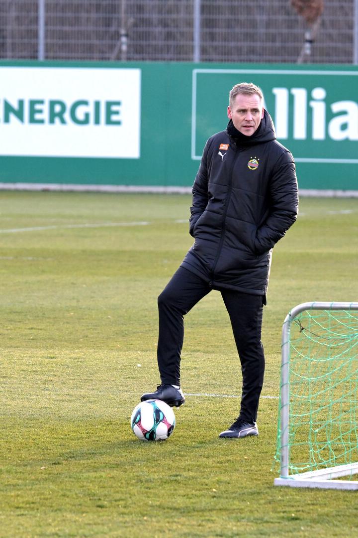 Johannes Hoff Thorup beim Rapid-Training