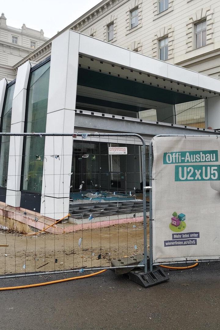 U-Bahnbau U2 U5 Baustelle