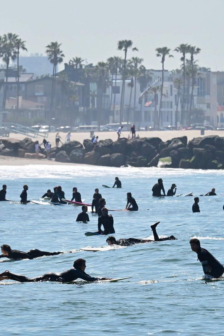 In Santa Barbara wird gerne gesurft