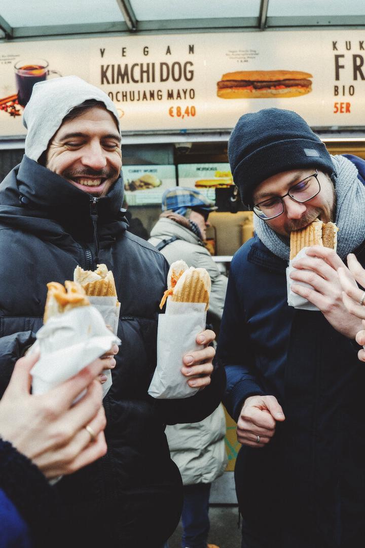 Veganer Wiener Würstelstand