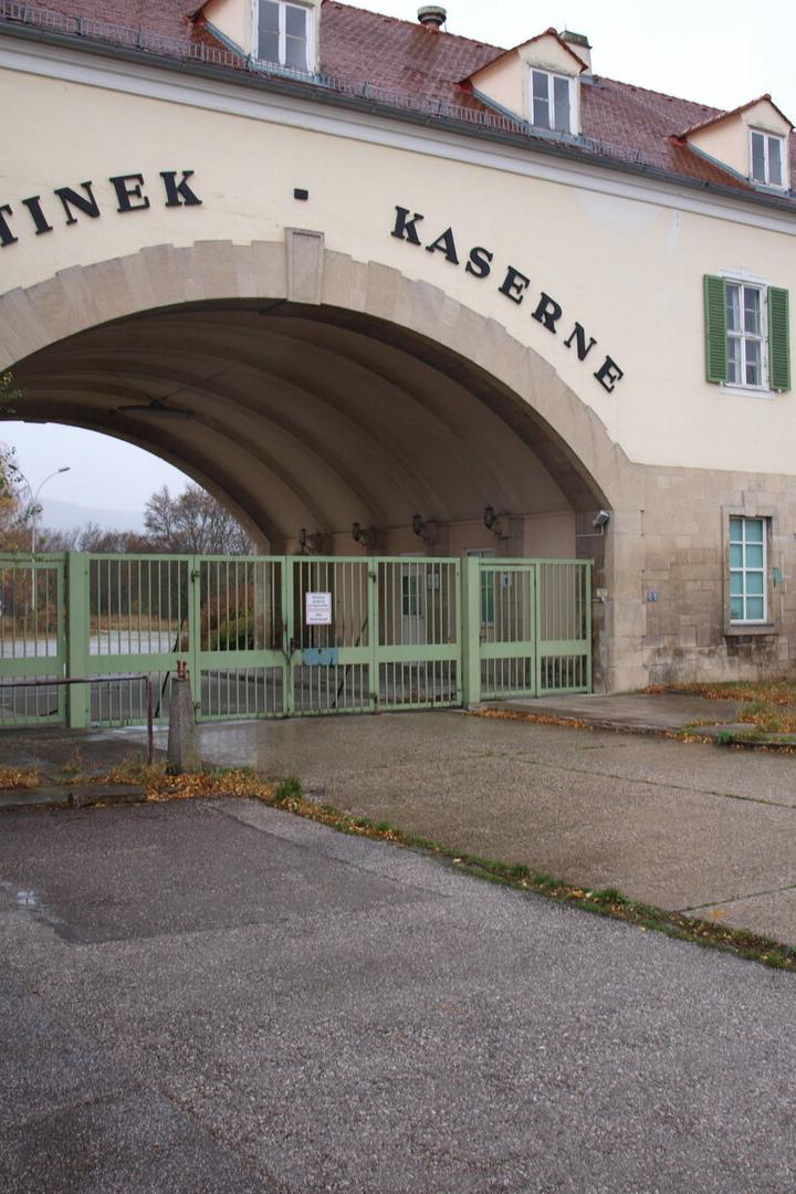 Die Martinek Kaserne in Baden