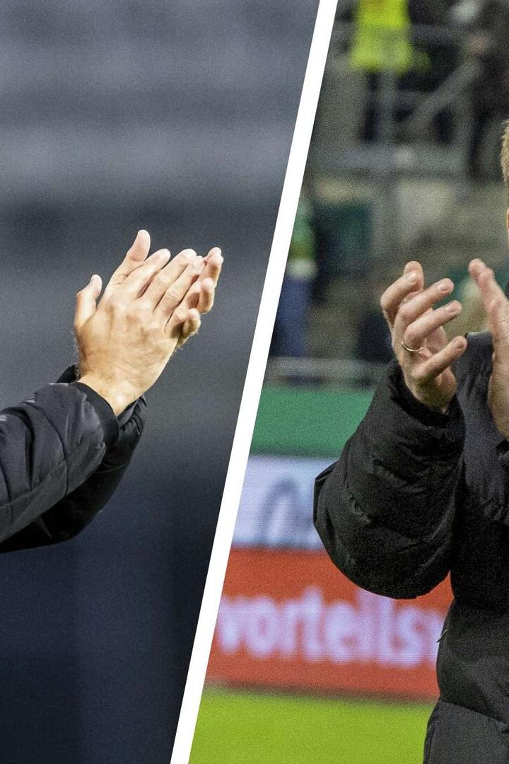 Positiv: Die Trainer Helm (l.) und Hoff Thorup