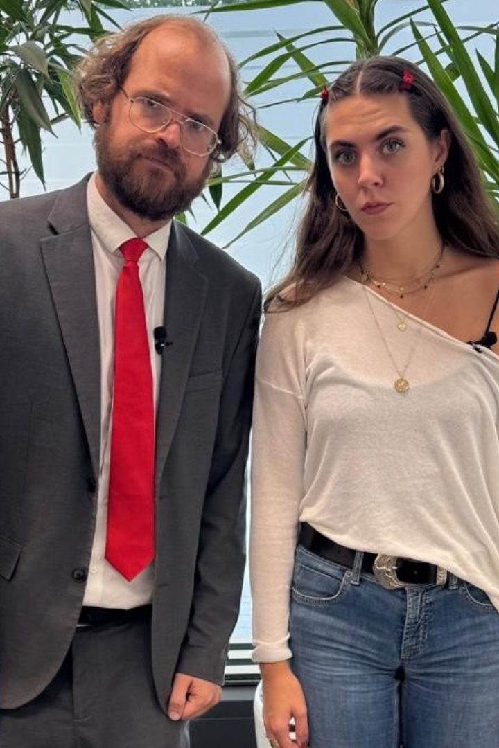 Herr Holzer und Frau Reiter der Bank Austria