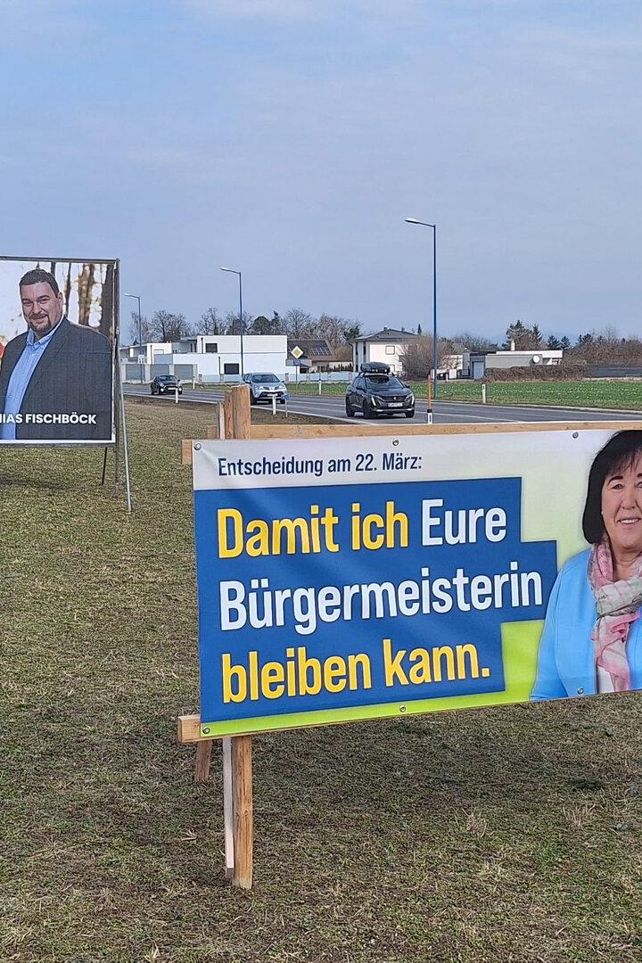 Bürgermeisterin Juliana Günther und Matthias Fischböck