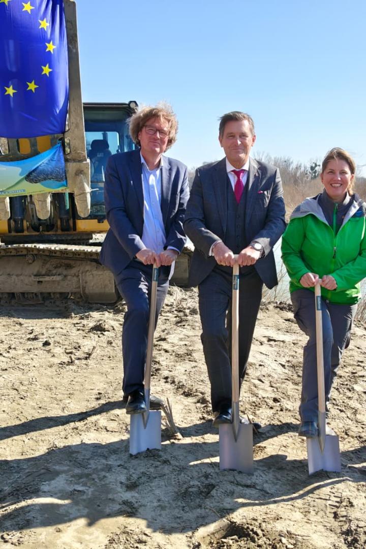 Paradeisinsel mit BM Hanke