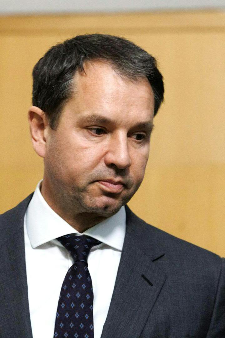 Ex-ÖBAG-Chef Thomas Schmid beim Prozess gegen ÖVP-Klubobmann Wöginger