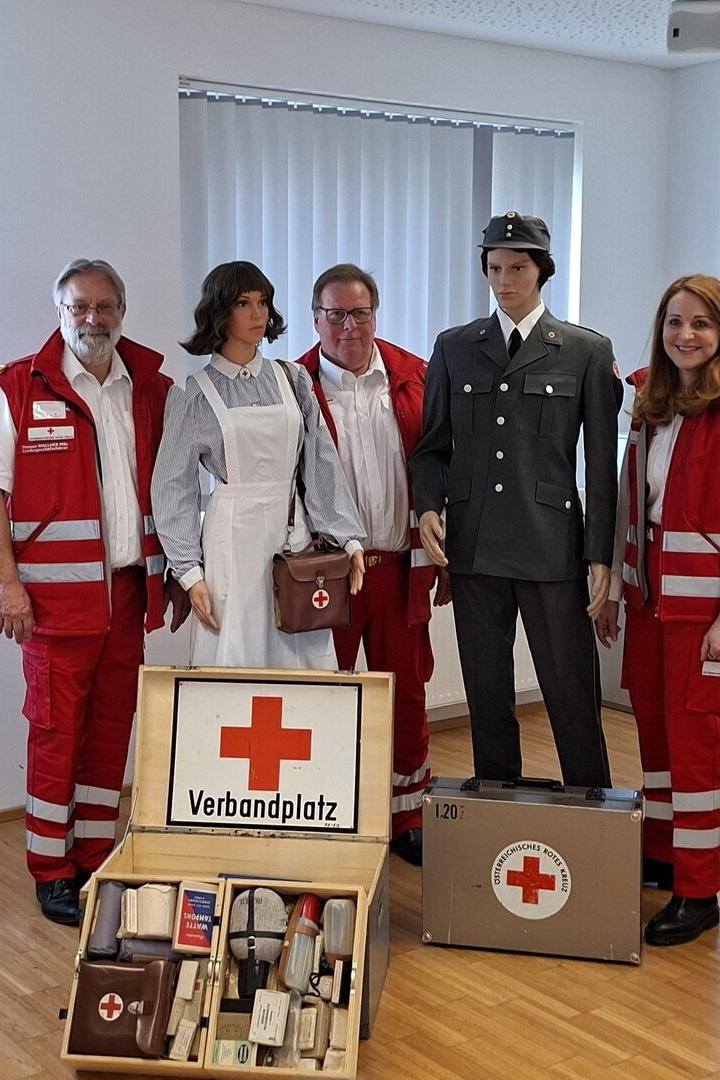 Rotes Kreuz Burgenland, Präsident Werner Krischka (Mitte) und GF Wallner (li.) und König (re.)