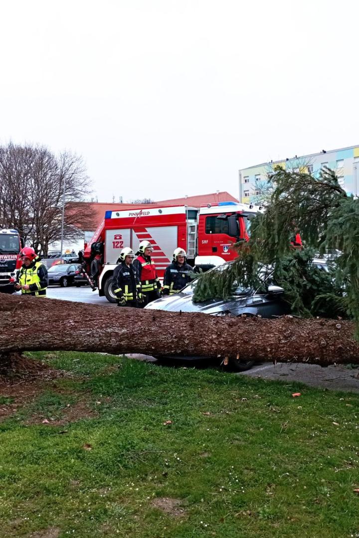 Sturmtief sorgt für massive Schäden und Stromausfälle in Österreich