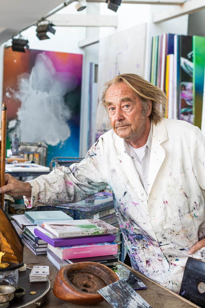 Maler Hubert Scheibl