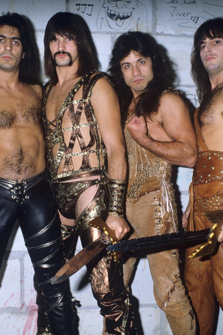 Manowar (v.l. Joey DeMaio, Scott Columbus, Eric Adams, Ross Friedman)