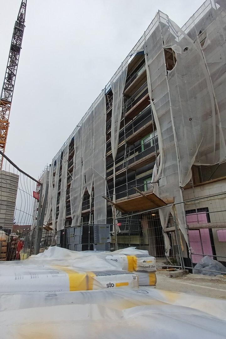 Sanierung des Europahofs in Stockerau.