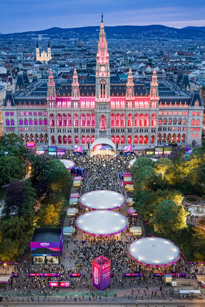 Song Contest Wien Red Carpet Rathausplatz