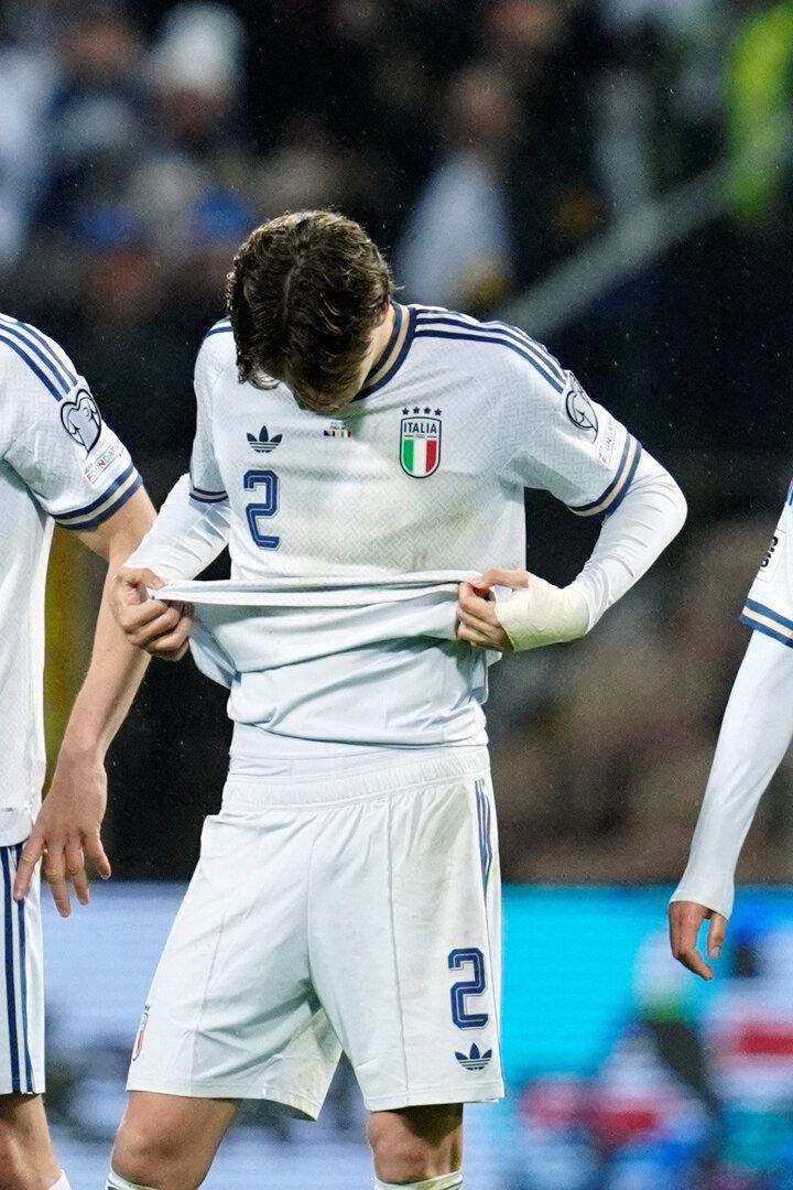 Die Italiener nach der Niederlage in Bosnien-Herzegowina