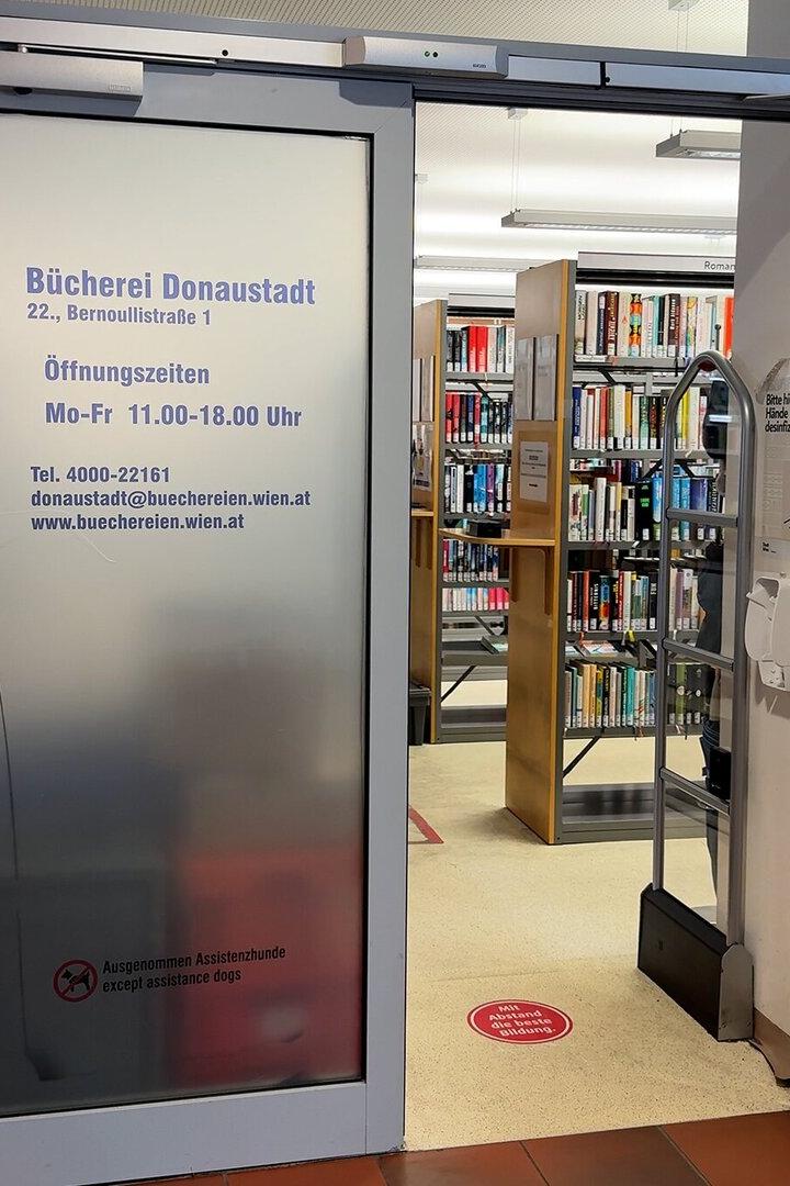 Bücherei Schrödingerplatz, Bernoullistraße, Schließung