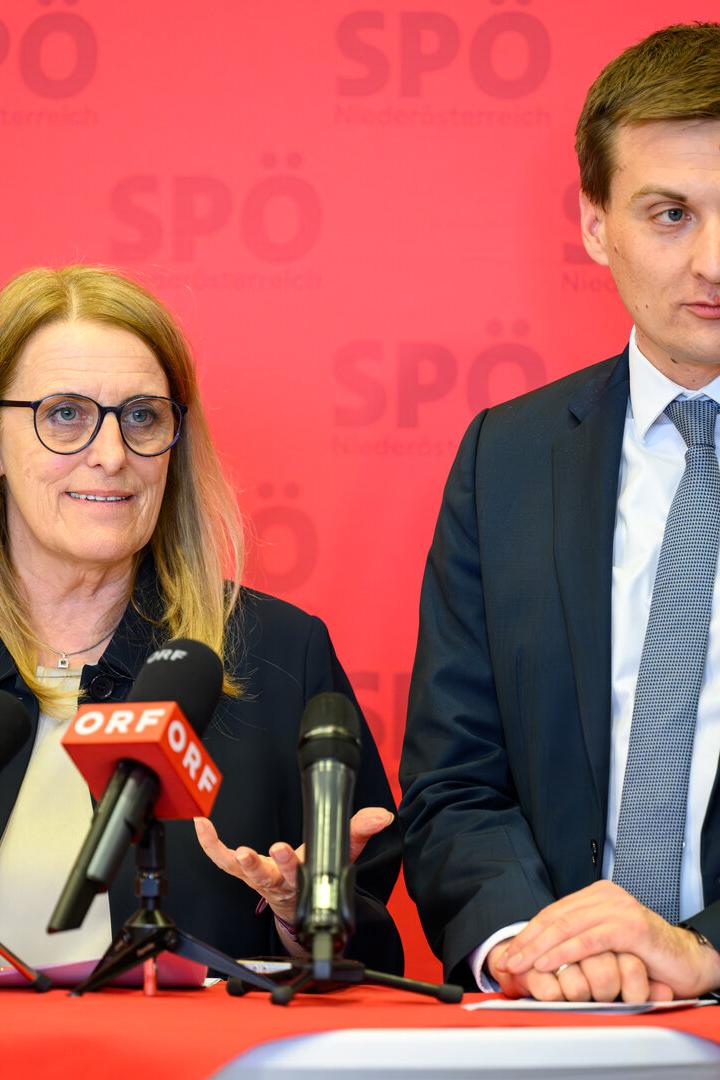 SITZUNG DES ERWEITERTEN SPÖ-LANDESPARTEIPRÄSIDIUMS: KÖNIGSBERGER-LUDWIG (SPÖ) / HERGOVICH (SPÖ)