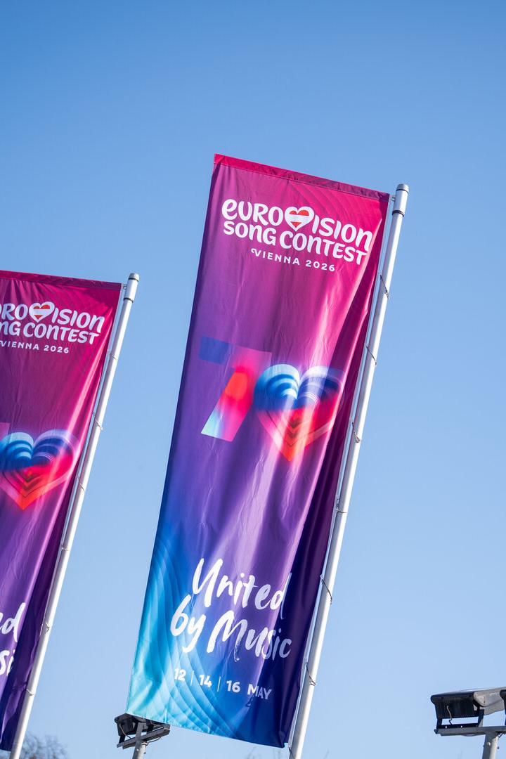 ++ THEMENBILD ++  WIENER STADTHALLE MIT EUROVISION SONG CONTEST (ESC) BRANDING