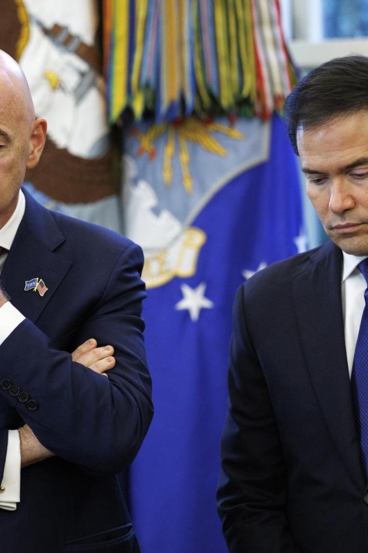 FIFA-Boss Infantino mit US-Minister Rubio