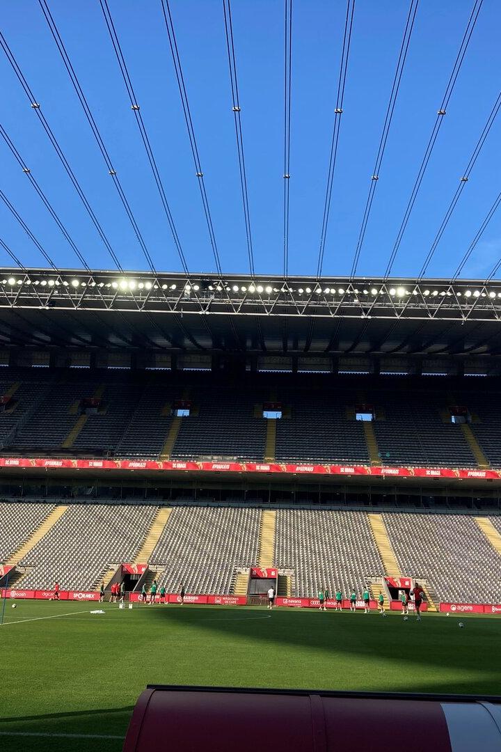 Ungewöhnlich: das Felsenstadion in Braga