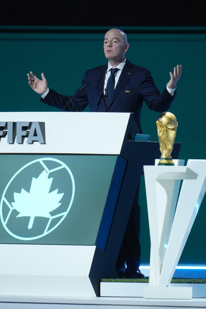 Infantino beim Kongress in Vancouver