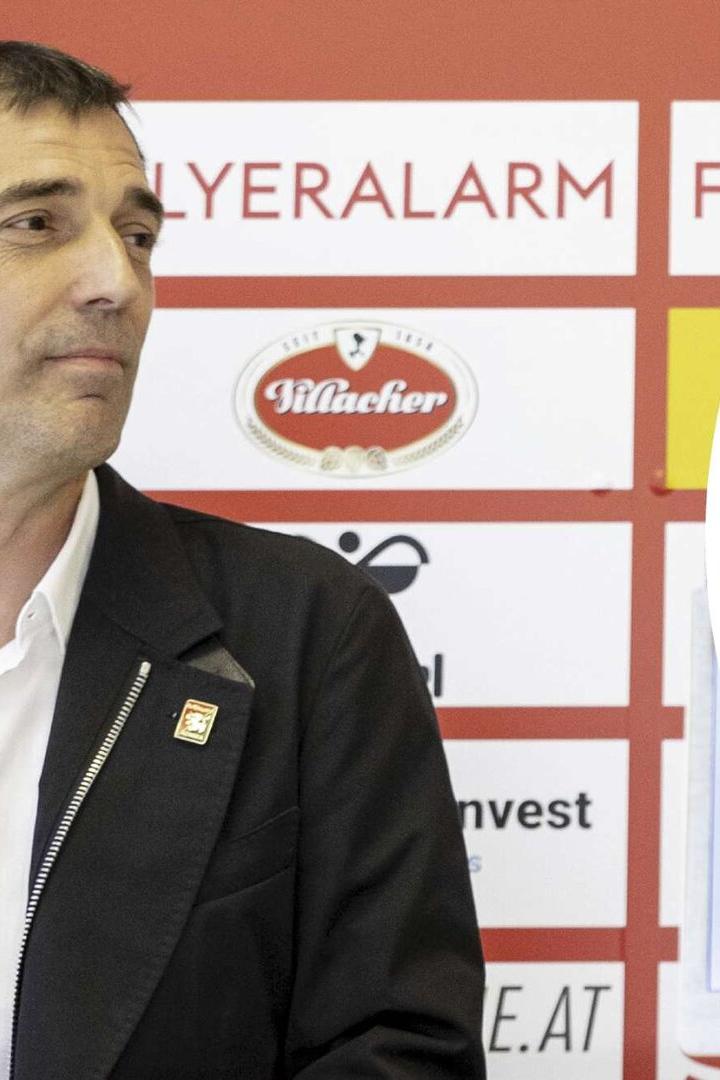 Admira-Präsident Tschida (l.) und Hoffenheims Sportchef Schicker