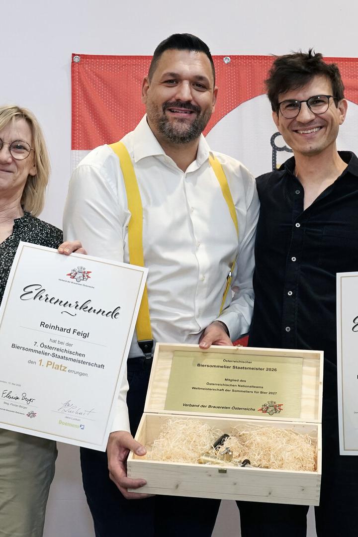 Reinhard Feigl ist Österreichs Biersommelier-Staatsmeister 2026