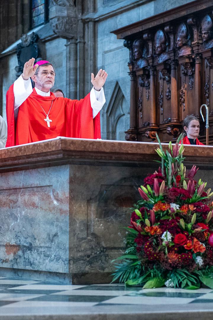 Josef Grünwidl und Toni Faber im Stephansdom.
