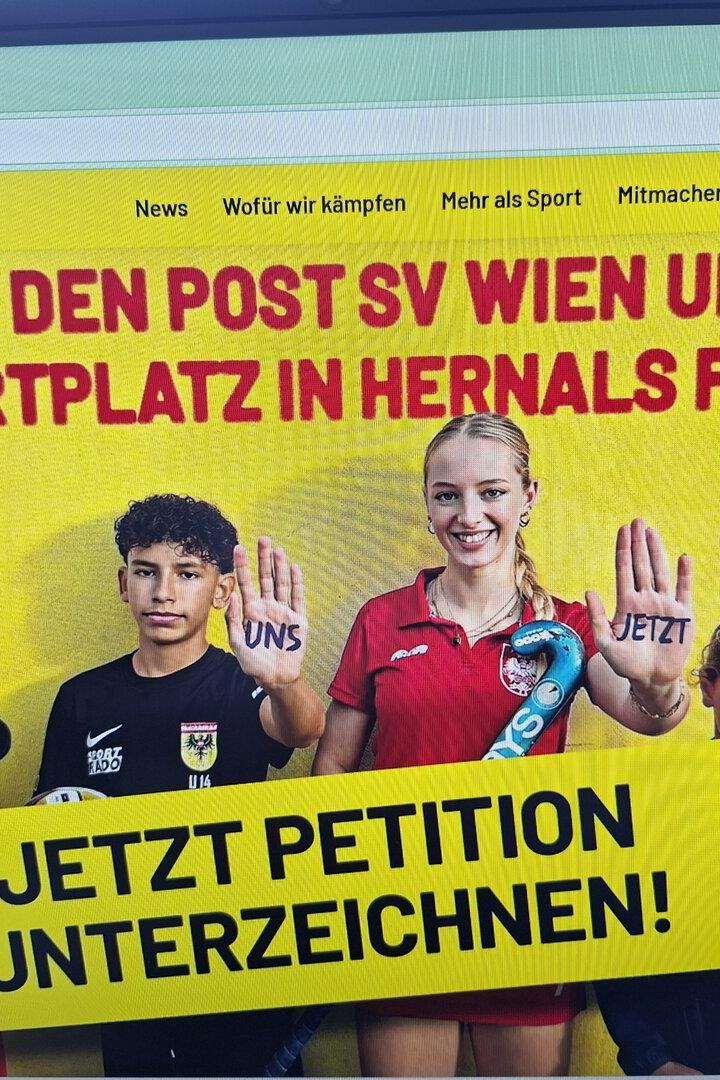 Wo die Post abgeht: Unterschriftenaktion gegen  Verbauungsplan. 