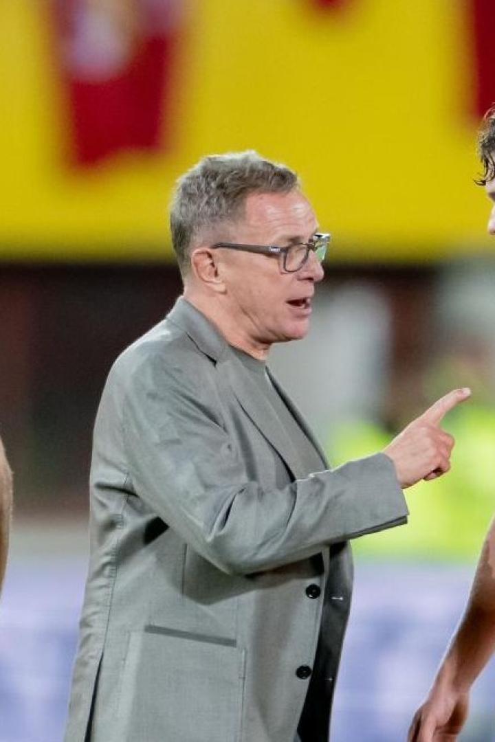 Rangnick mit Kalajdzic und Wanner (re.)