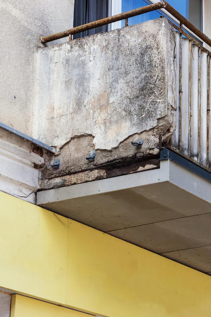 Schadhafter Balkon
