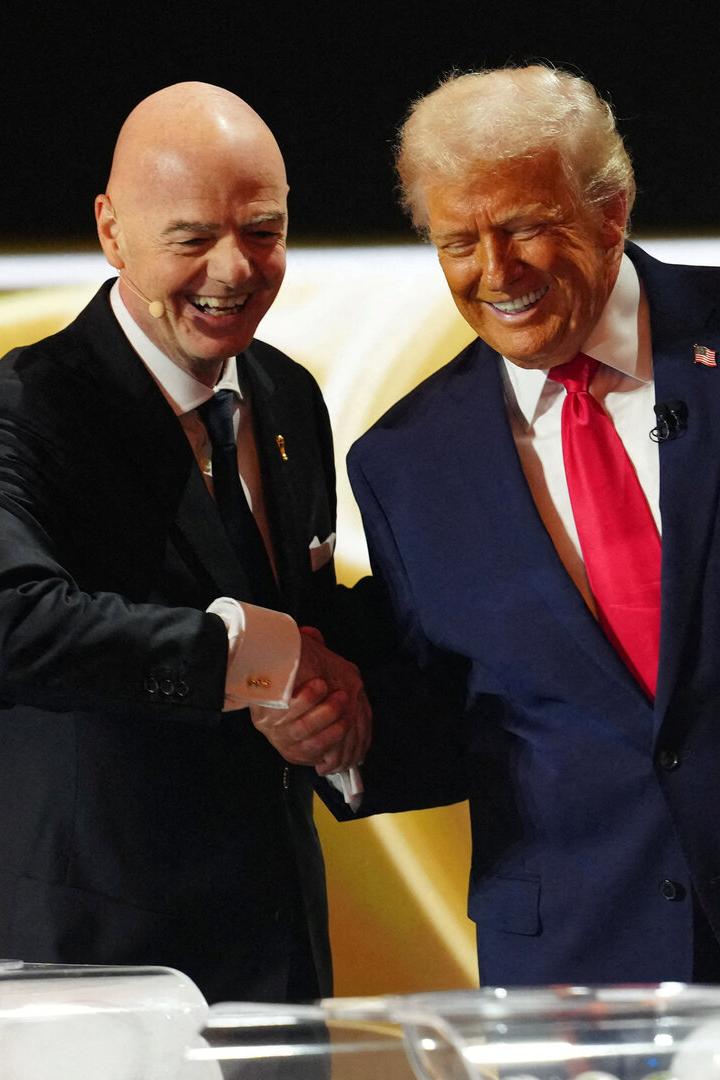 Best Friends Infantino und Trump
