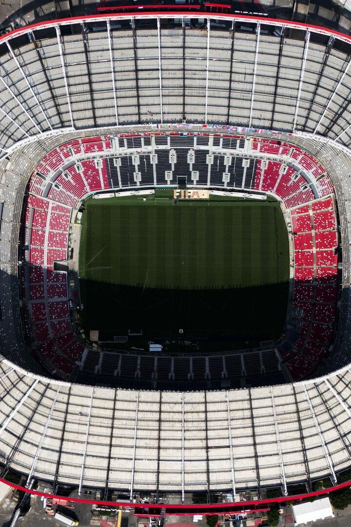 Das Aztekenstadion in Mexiko-Stadt