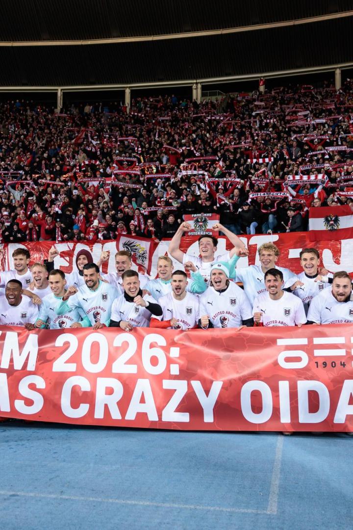 Das österreichische Team begeisterte mit der WM-Qualifikation die Fans
