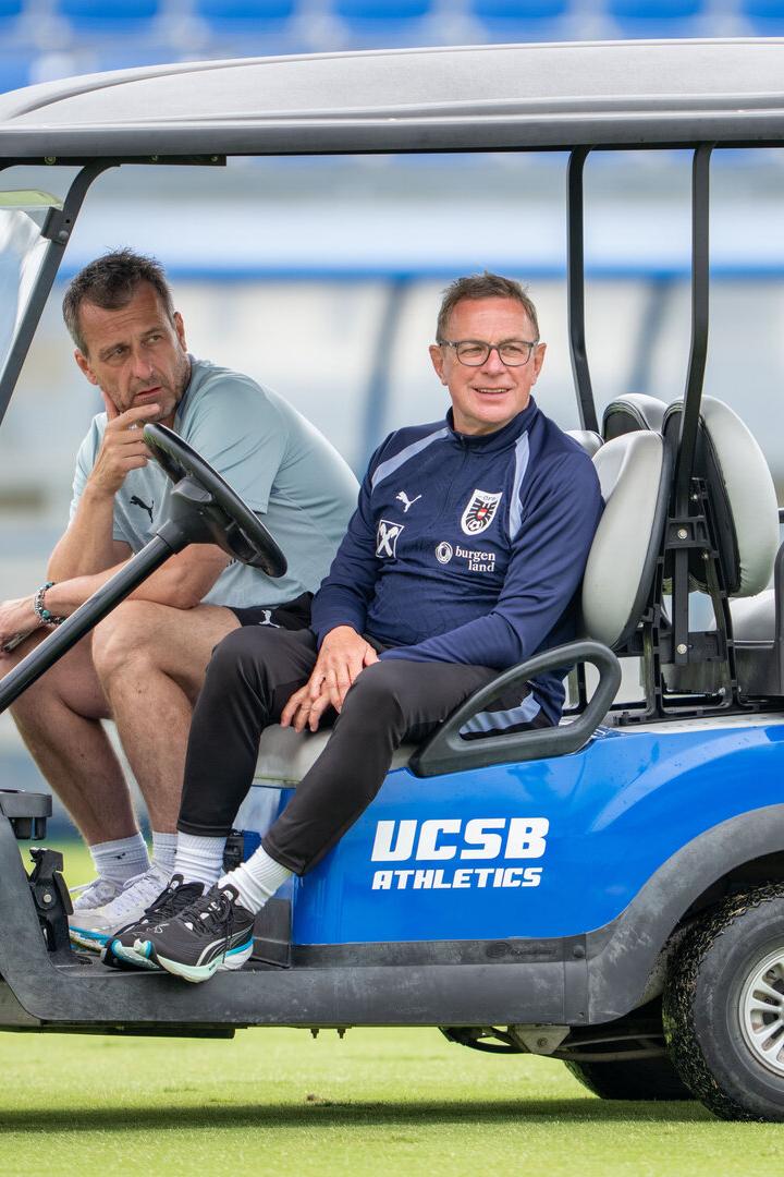 Ralf Rangnick in Santa Barbara