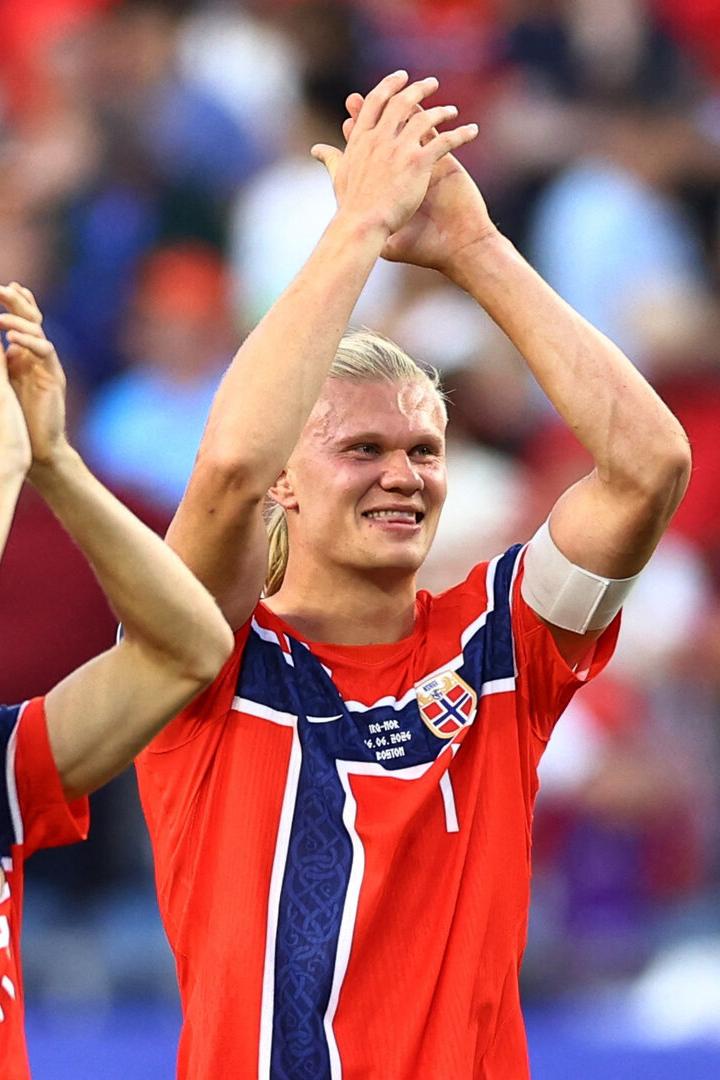 Norwegen und Haaland feiern