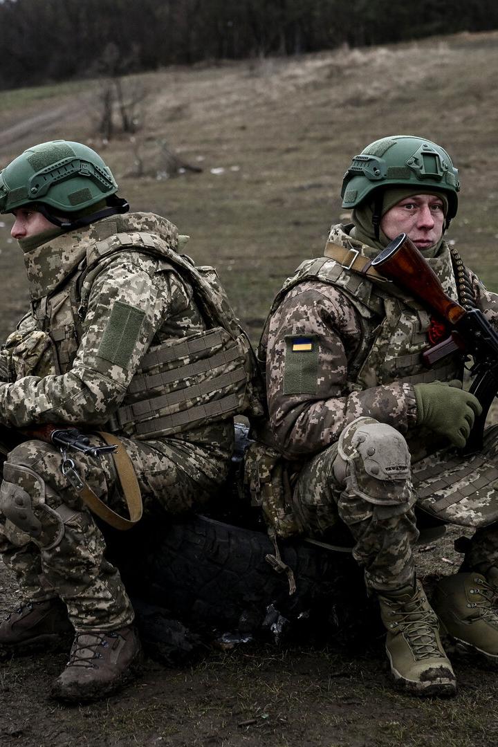 Ukrainische Soldaten