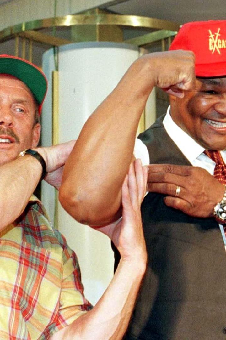 Waren dicke Freunde: Toni Fritsch und George Foreman. 
