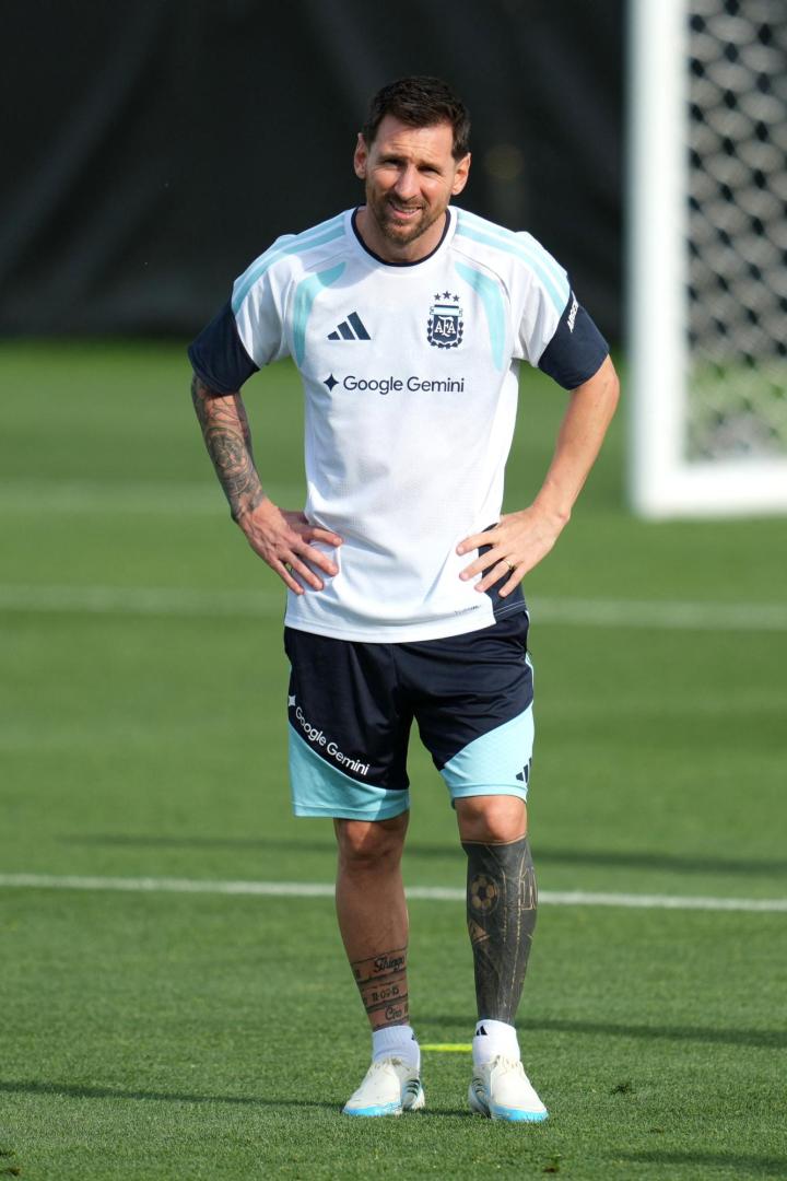 Lionel Messi beim Training