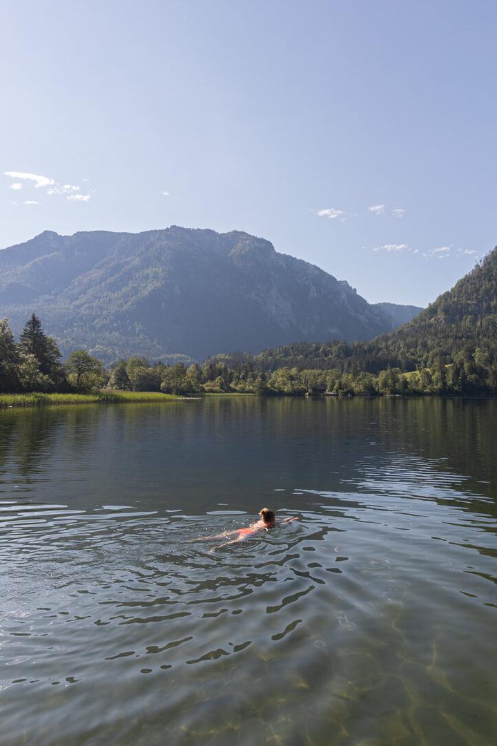 Abkühlung im See