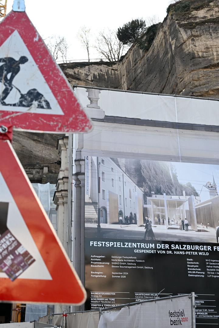 ++ THEMENBILD ++ SALZBURGER FESTSPIELE / BAUVORHABEN / UMBAU / GROSSBAUPROJEKT / SANIERUNG UND ERWEITERUNG / NEUTOR