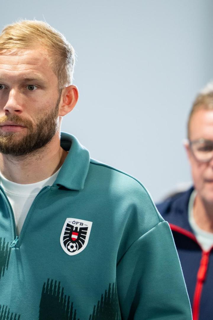 FUSSBALL-WM 2026: PK ÖFB NATIONALTEAM VOR DEM SPIEL ALGERIEN - ÖSTERREICH: LAIMER / RANGNICK