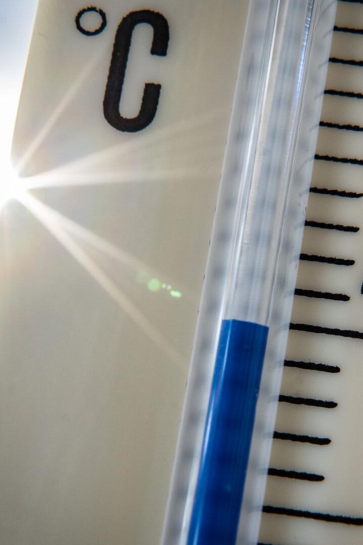 Hitzewelle - Au§enthermometer
