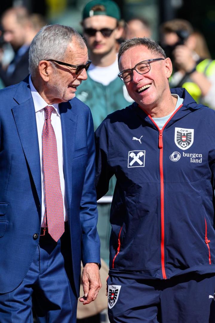 FUSSBALL: FUSSBALL-WM 2026: VERABSCHIEDUNG ÖFB-NATIONALTEAM: VAN DER BELLEN / RANGNICK